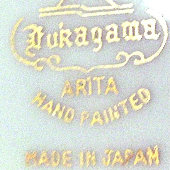 Vintage Bread and Butter Plates in Fukagama Arita Hand Painted Bone China - Picture 13 of 14